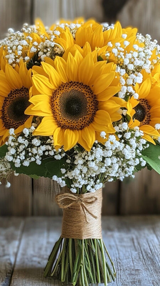 Golden Bridal Bouquet